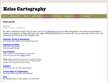 Tablet Screenshot of kelsocartography.com